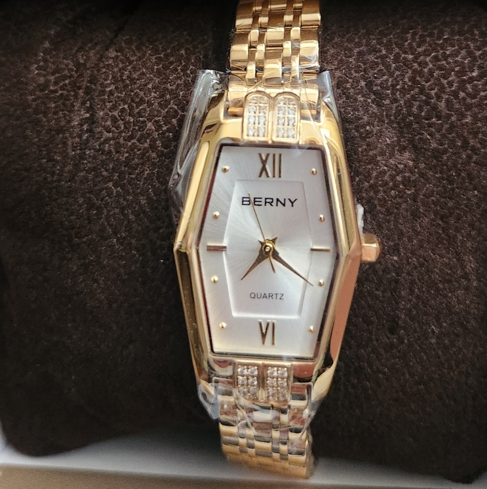 Berny Gold and Silver Quartz Watch